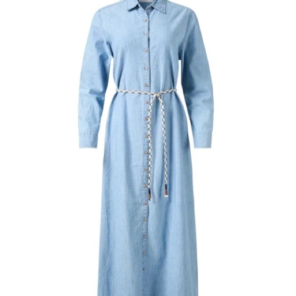 Xirena Denim Blue Shirt Dress - Picture 2 of 7